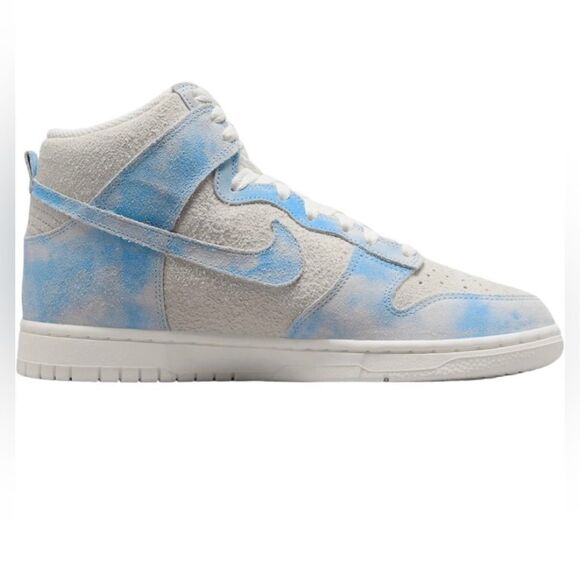 🦋nike dunk high |white |blue shoes🦋 - Picture 1 of 7